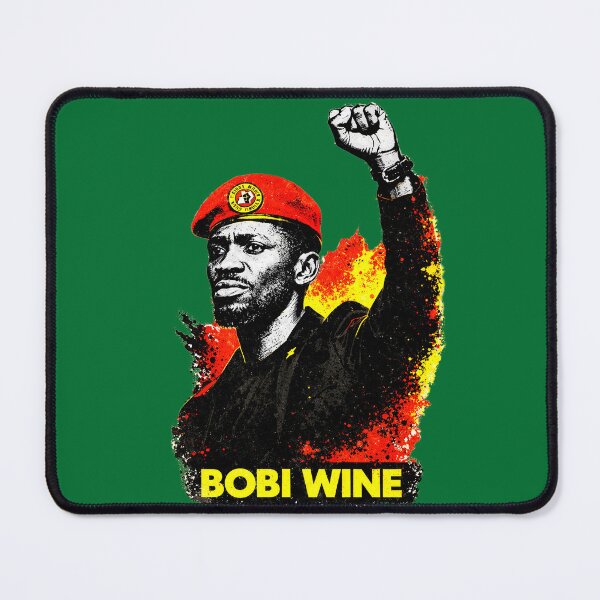 Item preview, Bobi Wine Uganda Revolutionary Power Fist Pan-African Art designed and sold by Youngkev-arts.