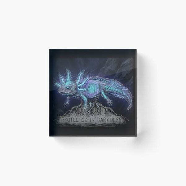 Item preview, Mystical Bioluminescent Axolotl - Protected In Darkness - Rune AestheticMystical Bioluminescent Axolotl - Protected In Darkness - Rune Aesthetic designed and sold by GiftzCircle.