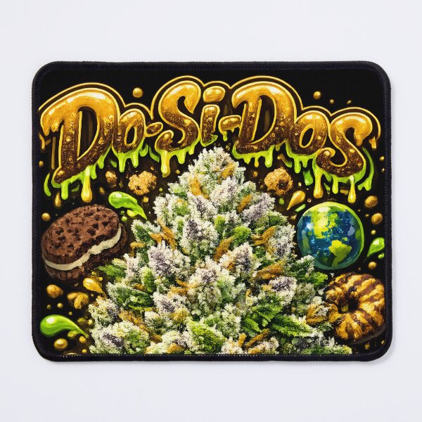 Item preview, Do-Si-Dos Cookie Graffiti Print | Sweet Earthy Hybrid Strain Typography | Deep Relaxing 420 designed and sold by WAUZ.