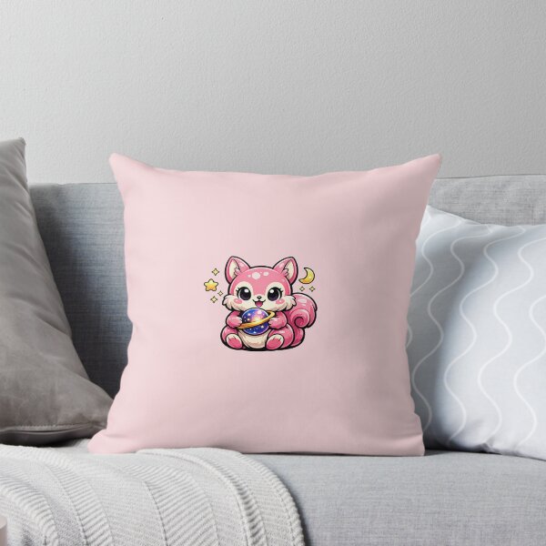 Item preview, Cosmic Pink Squirrel – Cute Squirrel with Glowing Planet designed and sold by Stricker-Hub.