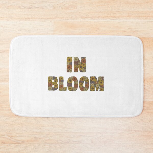 Item preview, In Bloom Floral Typography Nirvana Inspired Flower Lettering Grunge Soft Aesthetic Design designed and sold by Donsean22.