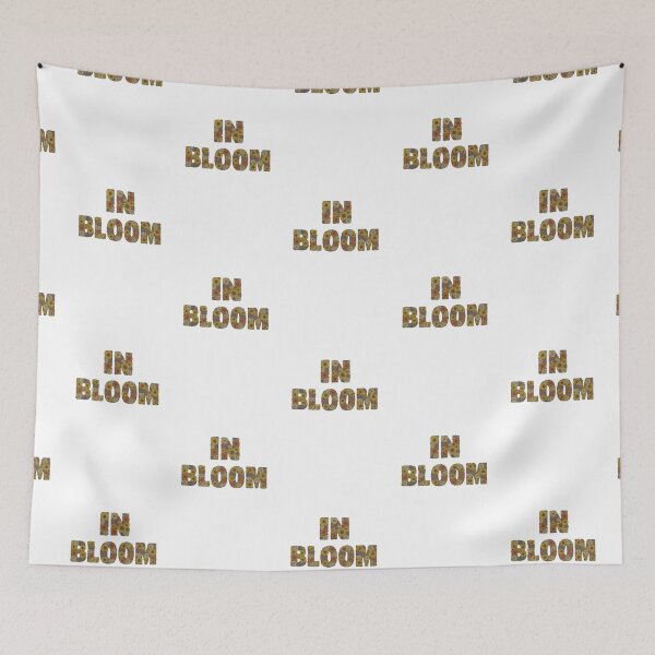 Item preview, In Bloom Floral Typography Nirvana Inspired Flower Lettering Grunge Soft Aesthetic Design designed and sold by Donsean22.