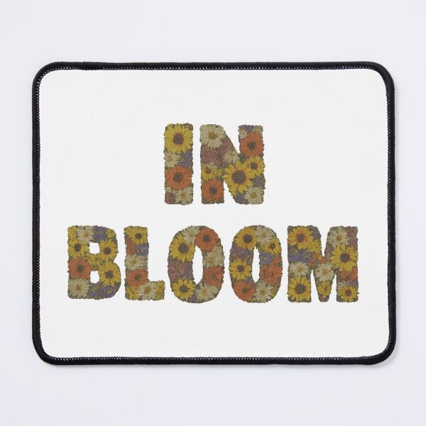 Item preview, In Bloom Floral Typography Nirvana Inspired Flower Lettering Grunge Soft Aesthetic Design designed and sold by Donsean22.