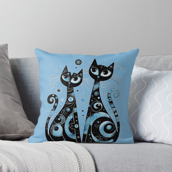 Item preview, Two Cats minimalist art designed and sold by Natart1004.