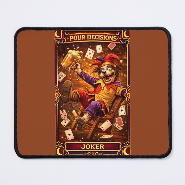 Item preview, The Drunken Fool Joker – Pour Decisions Universe Special Card designed and sold by A Sinister Sly.