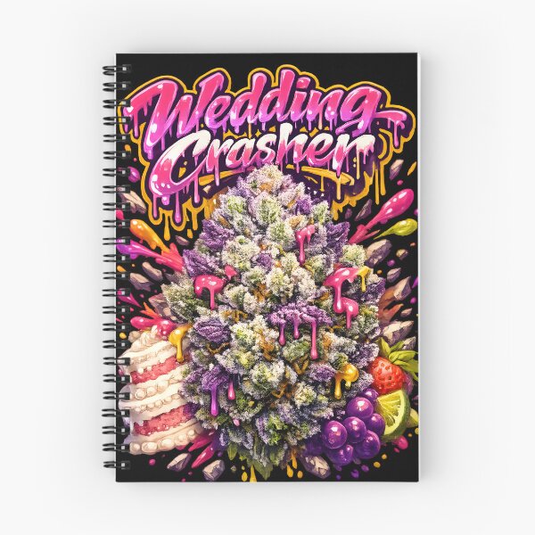 Item preview, Wedding Crasher Graffiti Art Print | Sweet Fruity Hybrid Strain Typography | Euphoric Chill 420 designed and sold by WAUZ.