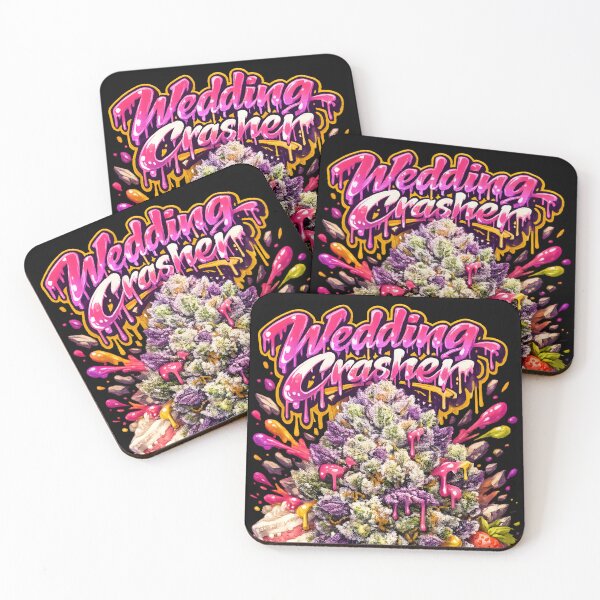 Item preview, Wedding Crasher Graffiti Art Print | Sweet Fruity Hybrid Strain Typography | Euphoric Chill 420 designed and sold by WAUZ.
