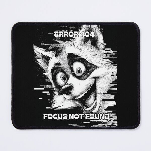 Item preview, Funny Raccoon Meme Collection – Error 404 Raccoon Meme Glitch Funny Chaos Humor designed and sold by MiraLumeStudio.