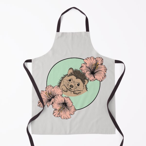 Item preview, Minimalistic hedgehog with flowers designed and sold by Pamelarts.