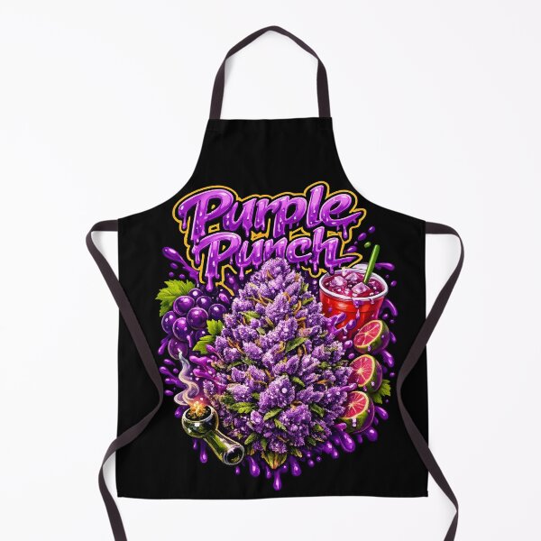 Item preview, Purple Punch Graffiti Print | Grape Sweet Indica Strain Typography | Sedating Pain Relief 420 designed and sold by WAUZ.