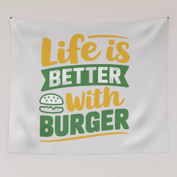 Item preview, Life is better with burger designed and sold by 123ks.