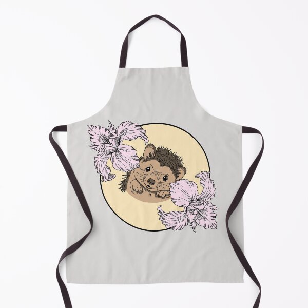 Item preview, Minimalistic hedgehog with flowers designed and sold by Pamelarts.