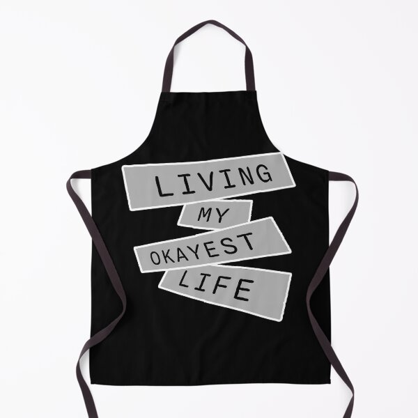 Item preview, Living My Okayest Life Funny Sarcastic Relatable Quote designed and sold by shirt-o-mat.