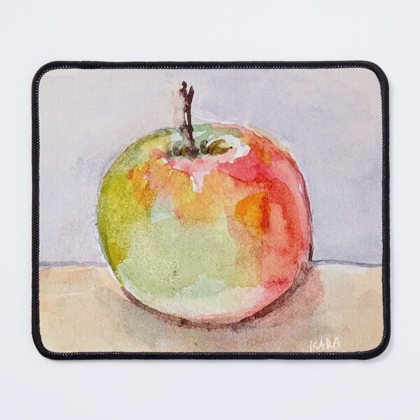 Item preview, Fresh Apple in Watercolor designed and sold by Kara Draws.