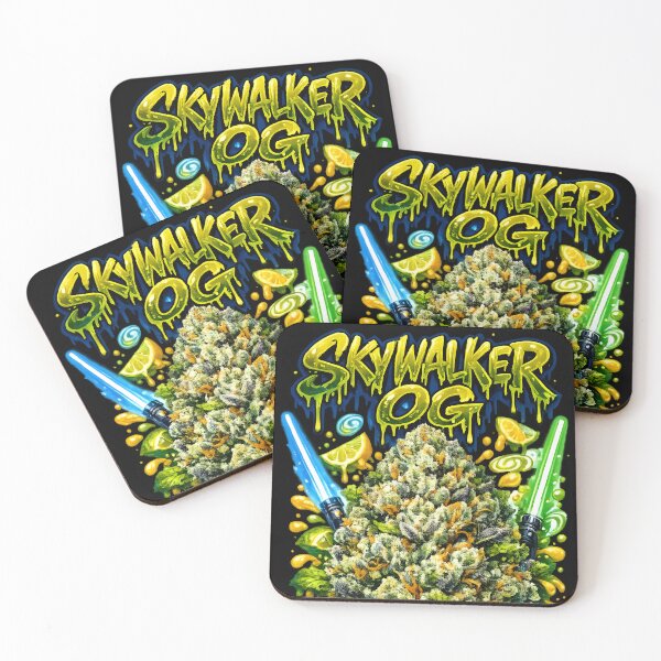 Item preview, Skywalker OG Graffiti Print | Earthy Citrus Star Wars Strain Typography | Heavy Body 420 designed and sold by WAUZ.