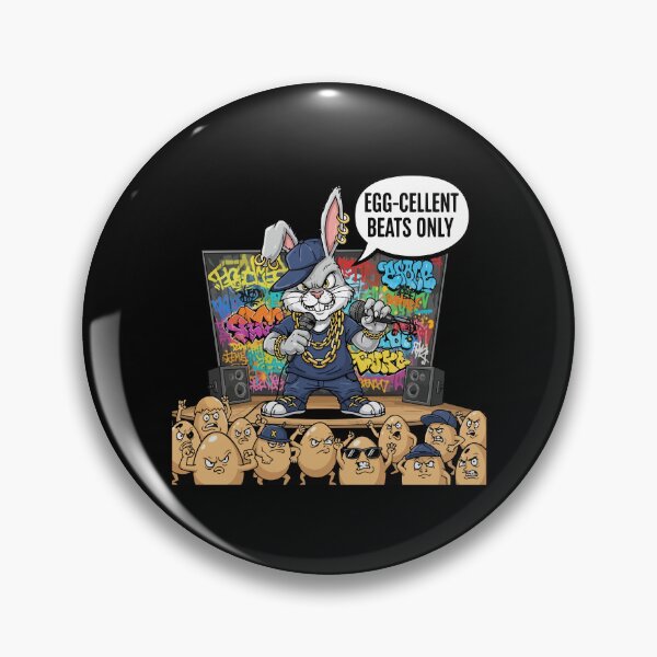 Item preview, FUNNY hip hop easter Egg-cellent Beats Only designed and sold by Uglyandcute.