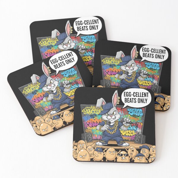 Item preview, FUNNY hip hop easter Egg-cellent Beats Only designed and sold by Uglyandcute.
