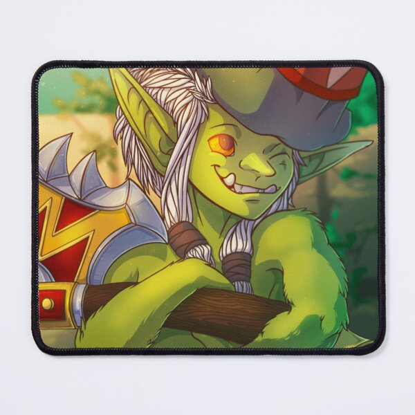 Item preview, Little Zul'jin with First Axe | WoW Troll Fanart | Cute Warcraft Illustration designed and sold by AnryMary.