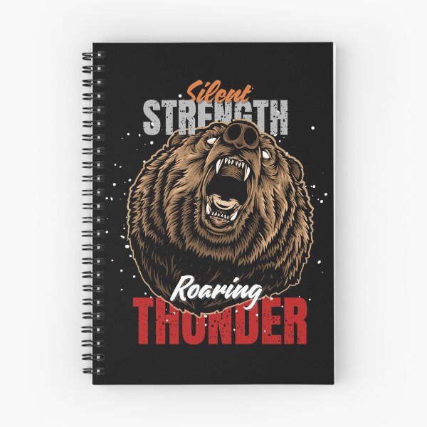 Item preview, Grizzly Bear Roaring - Silent Strength Roaring Thunder Art designed and sold by amazingcorner.