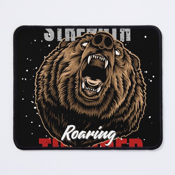 Item preview, Grizzly Bear Roaring - Silent Strength Roaring Thunder Art designed and sold by amazingcorner.
