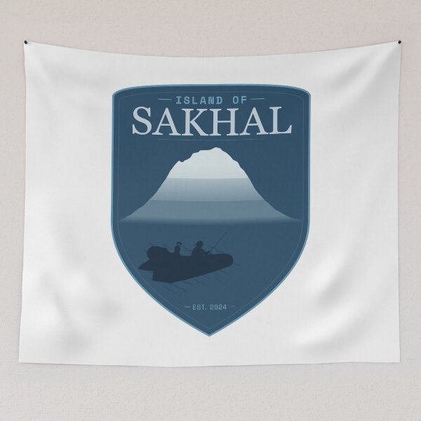 Item preview, DayZ Sakhal Badge - Tundra Fishing Volcano Survivor Expedition Gamer Gift designed and sold by FriendlyDesignZ.