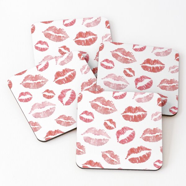 Item preview, Flirty Lips Pattern – Cute Kiss Print Aesthetic Design designed and sold by Hannah-Yei.