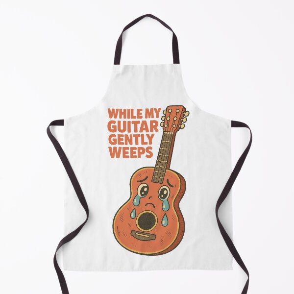 Item preview, Crying Guitar While My Guitar Gently Weeps Beatles Inspired Emotional Music Art Design designed and sold by Donsean22.