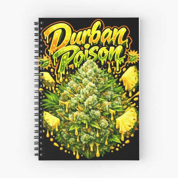 Item preview, Durban Poison Graffiti Art Print | Sweet Spicy Pineapple Sativa Typography | Energizing 420 designed and sold by WAUZ.