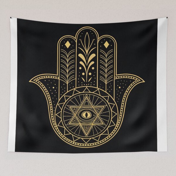 Item preview, Hamsa hand,  Fatima,  symbol for protection designed and sold by Lucky 777.