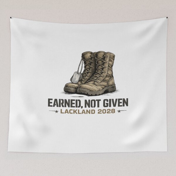 Item preview, Earned Not Given Lackland BMT 2028 designed and sold by Combat Skies.