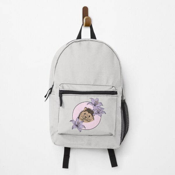Item preview, Minimalistic hedgehog with floeers designed and sold by Pamelarts.