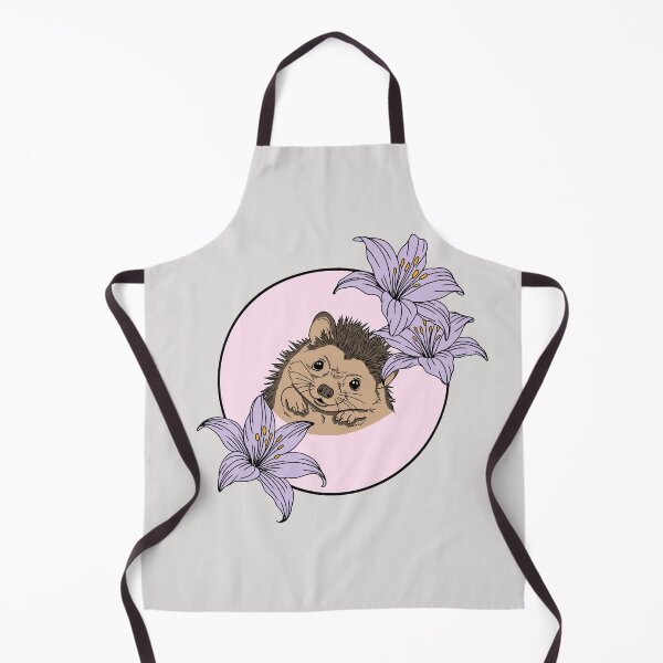 Item preview, Minimalistic hedgehog with floeers designed and sold by Pamelarts.