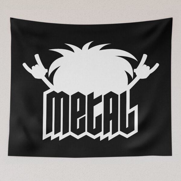 Item preview, Headbanging Hair Metal Madness designed and sold by fizzgig.