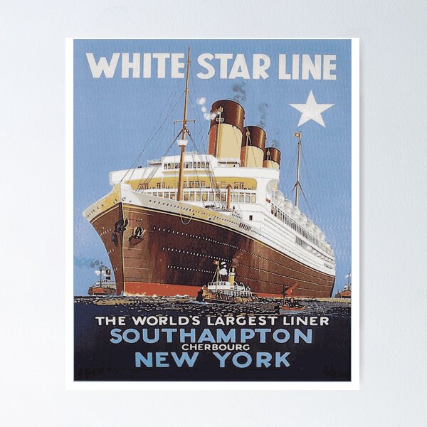 Item preview, Steamer Ship Vintage Ocean Liner Retro Sailing designed and sold by Maljonic.