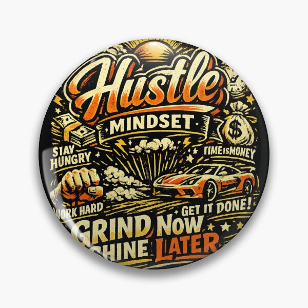 Item preview, The hustle mind designed and sold by S9 Designs.