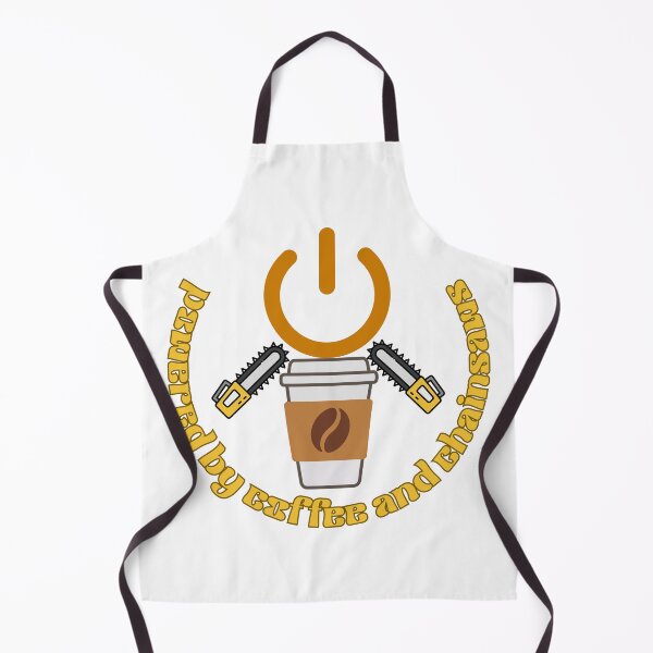 Item preview, Powered by Coffee and Chainsaws Funny Lumberjack Design | Dark Humor Logging Graphic Tee designed and sold by Anasalseady.