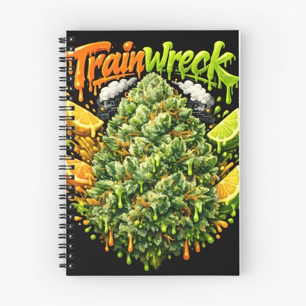 Item preview, Trainwreck Graffiti Print | Earthy Citrus Hybrid Strain Typography | Euphoric Zerebral 420 designed and sold by WAUZ.