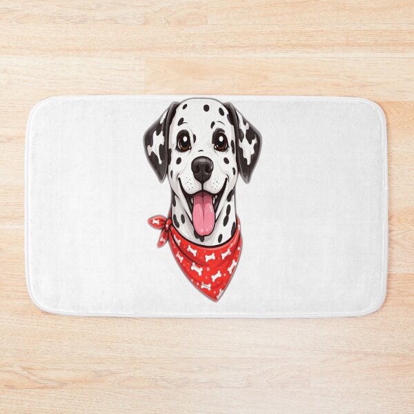 Item preview, Funny Dalmatian Dog with Red Bandana - Cute Pet Design designed and sold by CzipipitoStudio.