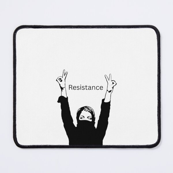 Item preview, Resistance Bold Text Design – Strength & Defiance Message designed and sold by KEYAANKHAN.