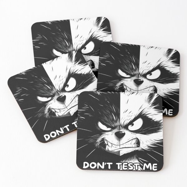 Item preview, Funny Raccoon Meme Collection – Don’t Test Me Raccoon Meme Attitude Funny Dark Humor designed and sold by MiraLumeStudio.