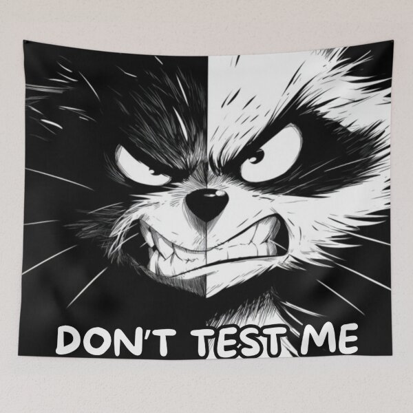 Item preview, Funny Raccoon Meme Collection – Don’t Test Me Raccoon Meme Attitude Funny Dark Humor designed and sold by MiraLumeStudio.