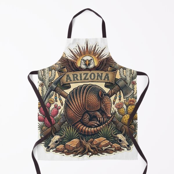 Item preview, Arizona Grand Canyon State Neo-Traditional Tattoo Armadillo T-Shirt designed and sold by VibeStudios268.