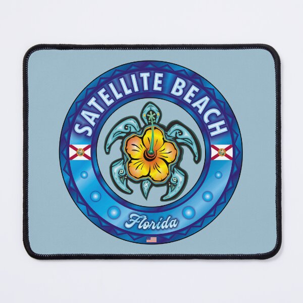 Item preview, Satellite Beach Florida sea turtle hibiscus designed and sold by studioss76.