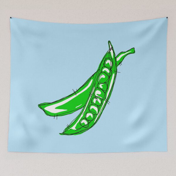 Item preview, Pea With blue background  designed and sold by missmann.