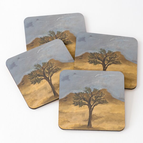 Item preview, Painting of a desert designed and sold by MichMichl.