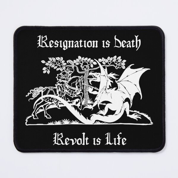 Item preview, Resignation is Death Revolt is Life || Castlecore || Weirdieval  designed and sold by StrangeBootique.
