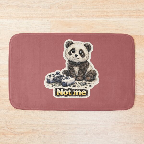 Item preview, Panda Gamer Not Me Sticker – Funny Broken Controller Gaming Humor Art designed and sold by Felixuss.