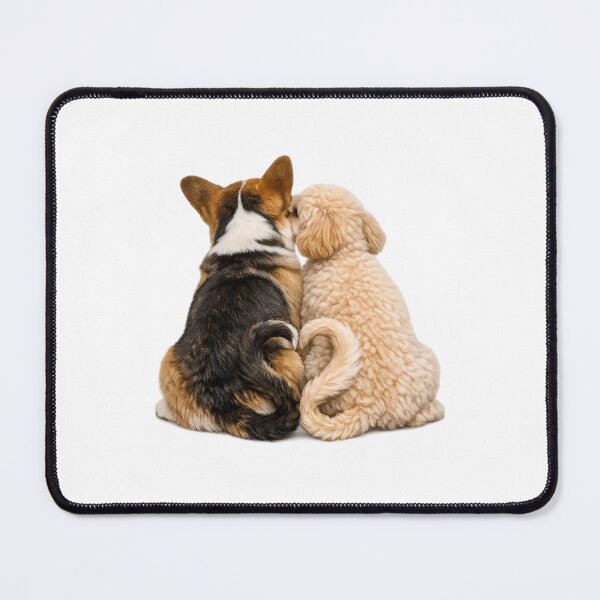 Item preview, Adorable Dogs Forming a Heart with Their Tails designed and sold by kissing Pets.