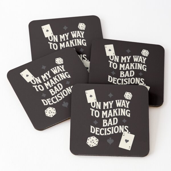 Item preview, On My Way to Making Bad Decisions Playing Cards Design designed and sold by TreeDoPrints.