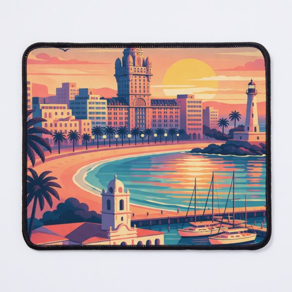 Item preview, Montevideo Uruguay Travel Poster designed and sold by MatthewHeights.